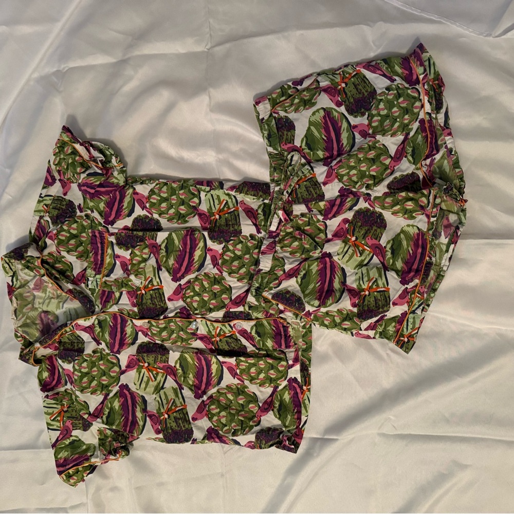 Printfresh “Eat Your Asparagus Two-Piece Short Set